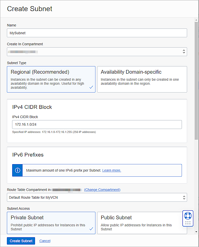 Screenshot of Oracle Cloud, picture5